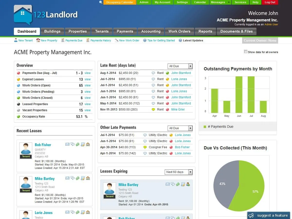 123Landlord.com Features