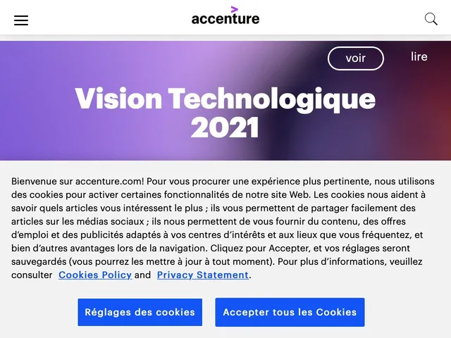 Accenture Communications Outsourcing Screenshot