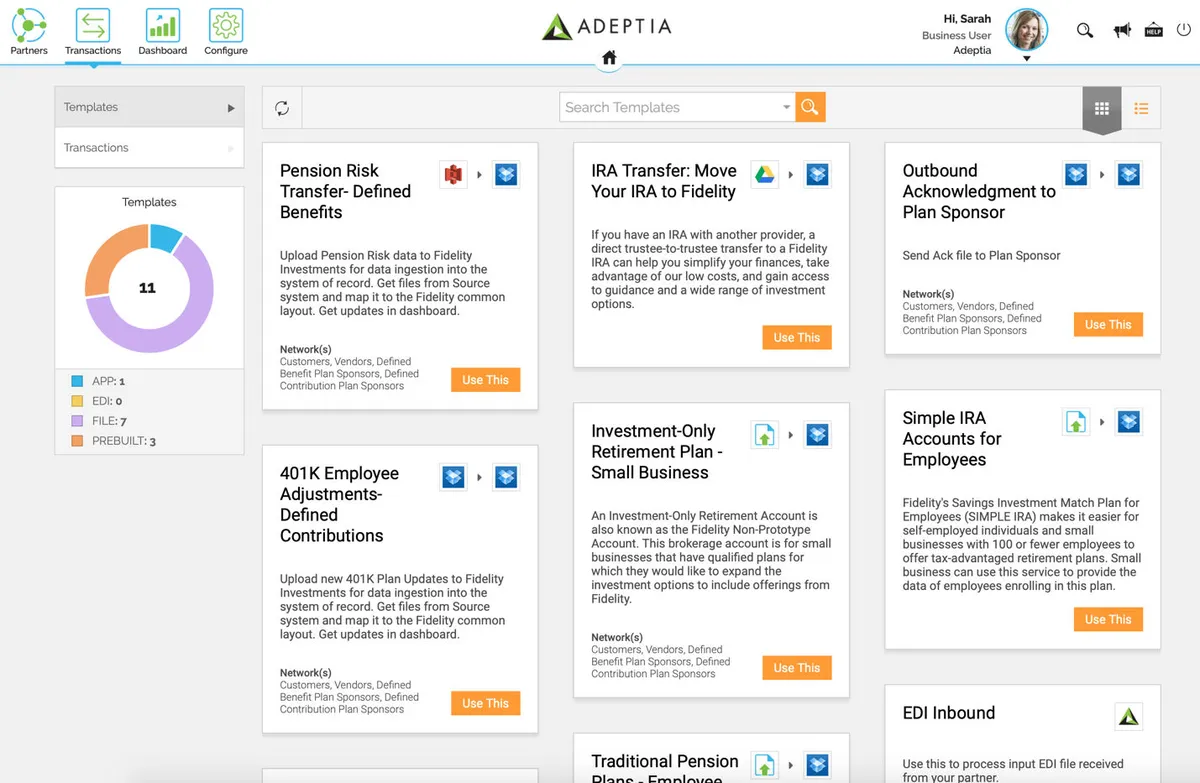 Adeptia Connect Features
