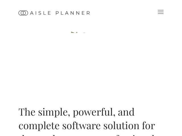 Aisle Planner Screenshot