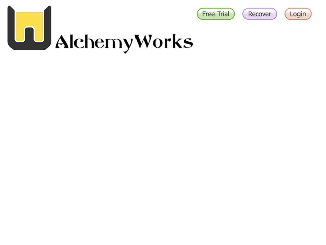 AlchemyWorks Projects Screenshot