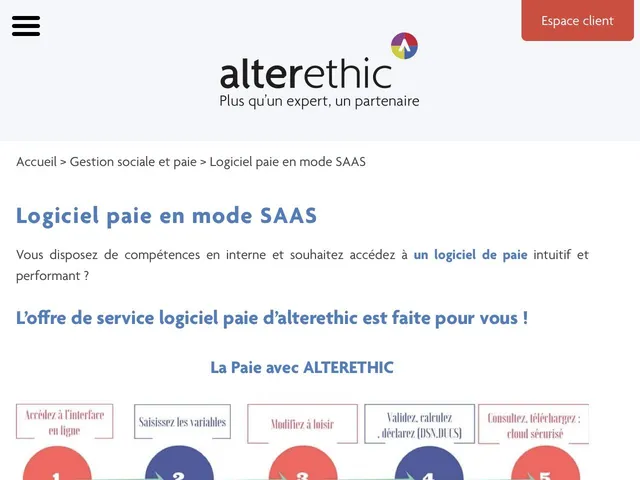 AlterEthic - Gestion de paie Screenshot