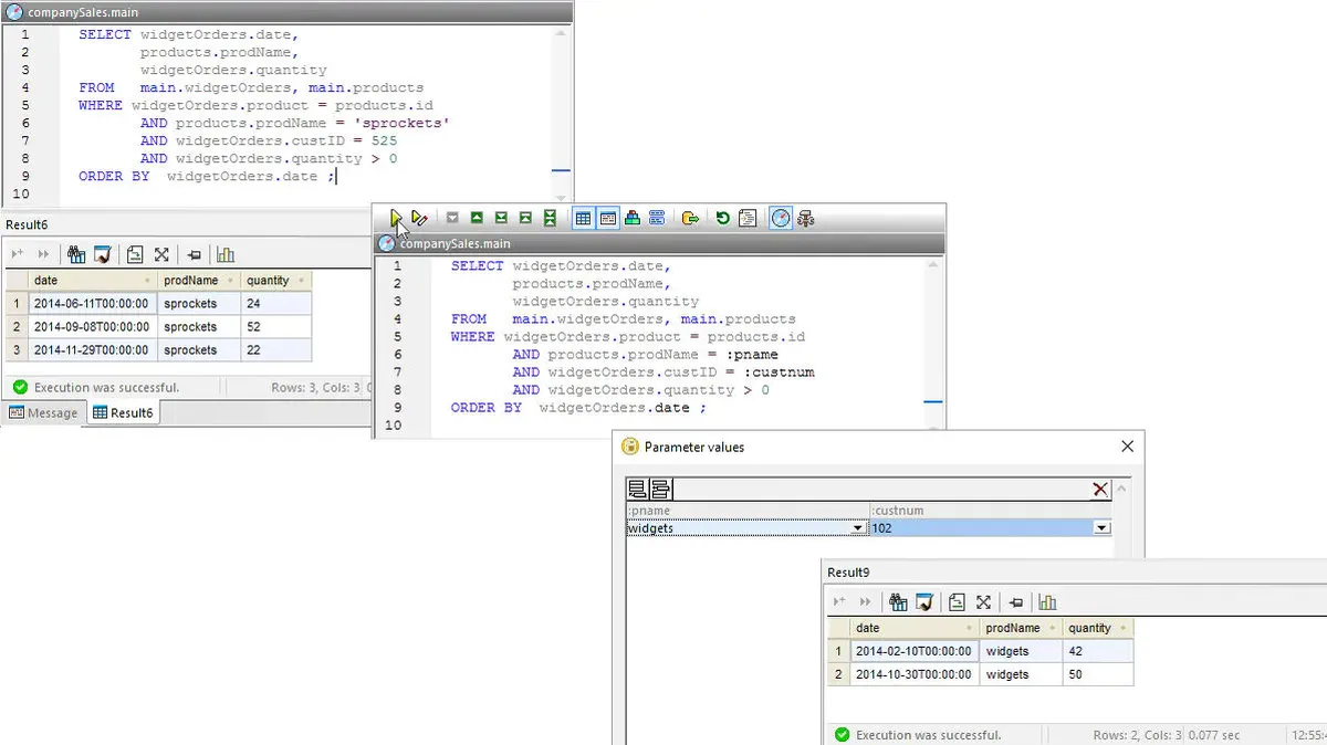 Altova DatabaseSpy Screenshot