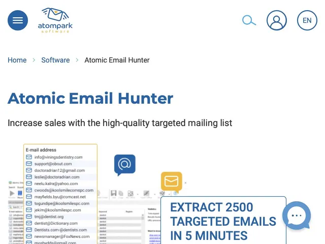 Atomic Mail Sender Screenshot