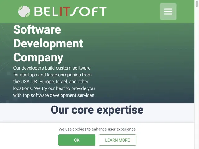 Belitsoft Yii Framework Screenshot