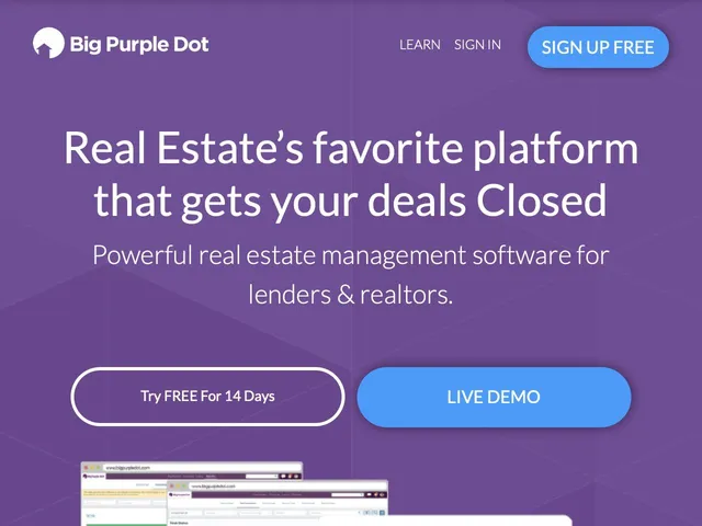 Big Purple Dot Screenshot