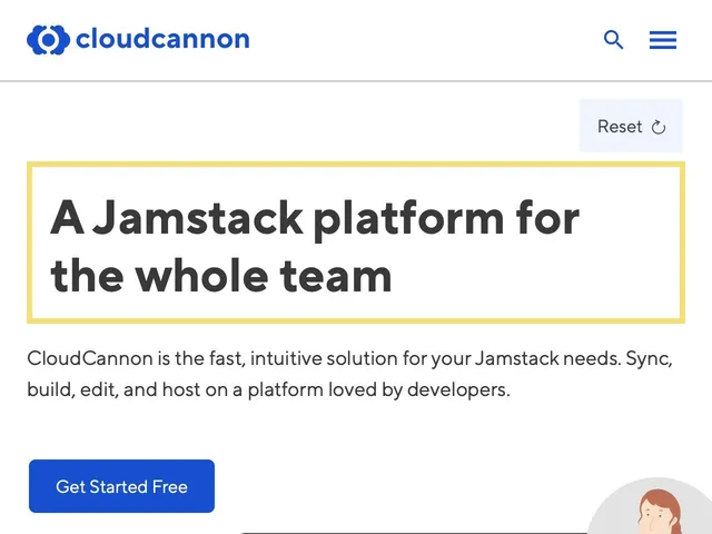 CloudCannon Screenshot