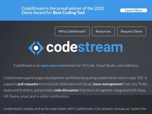 CodeStream Screenshot
