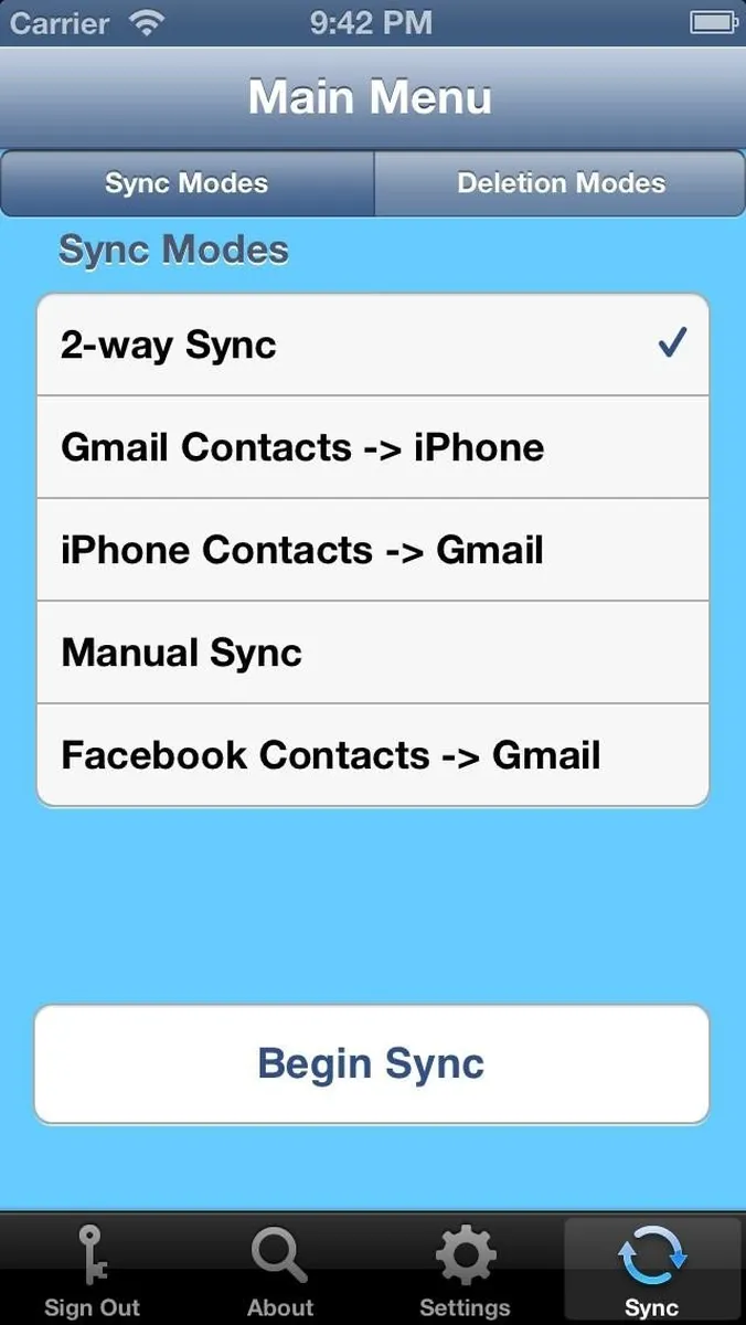 Contacts Sync Review