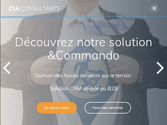 Commando Solution Commerce Associé - Franchise Screenshot