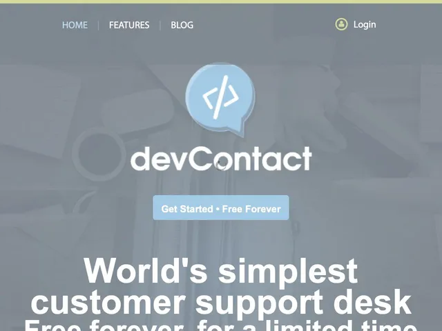 devContact Screenshot