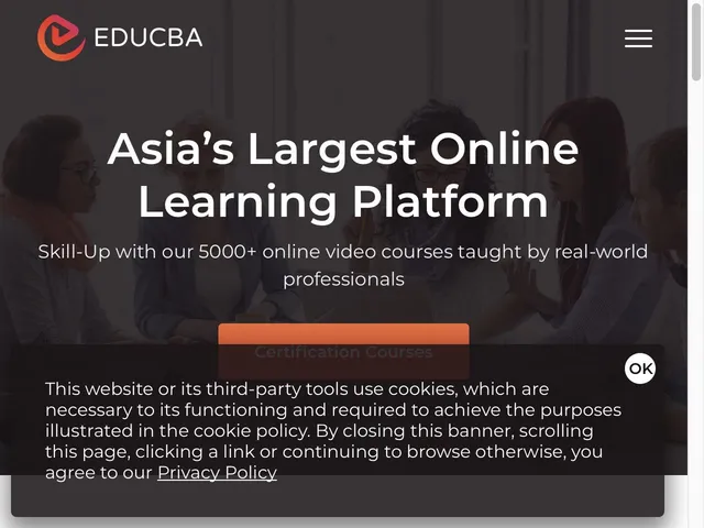 eduCBA Screenshot