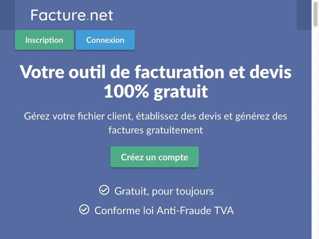 Facture.net Screenshot