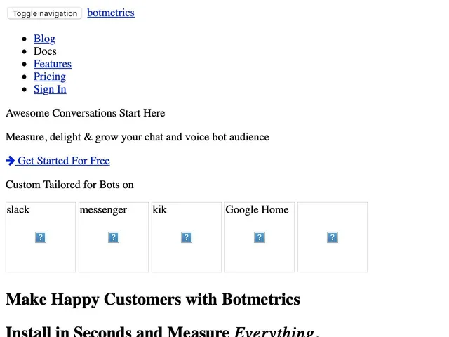 Botmetrics Screenshot