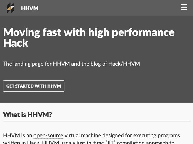 HHVM - HipHop Virtual Machine Screenshot