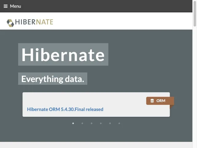 Hibernate Screenshot