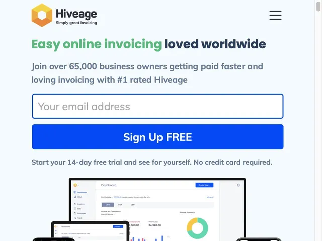 Hiveage Screenshot