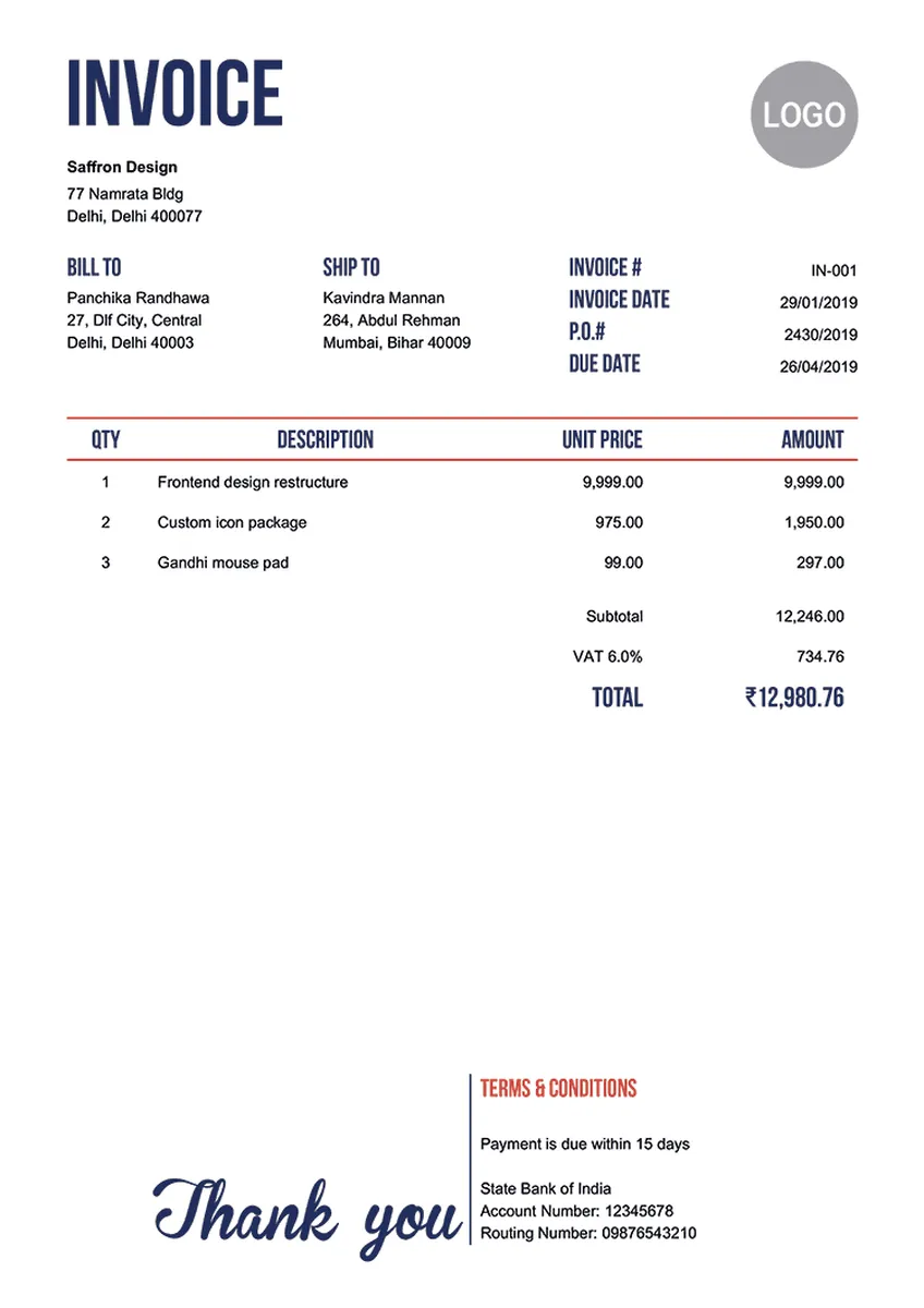 Invoice Home Review