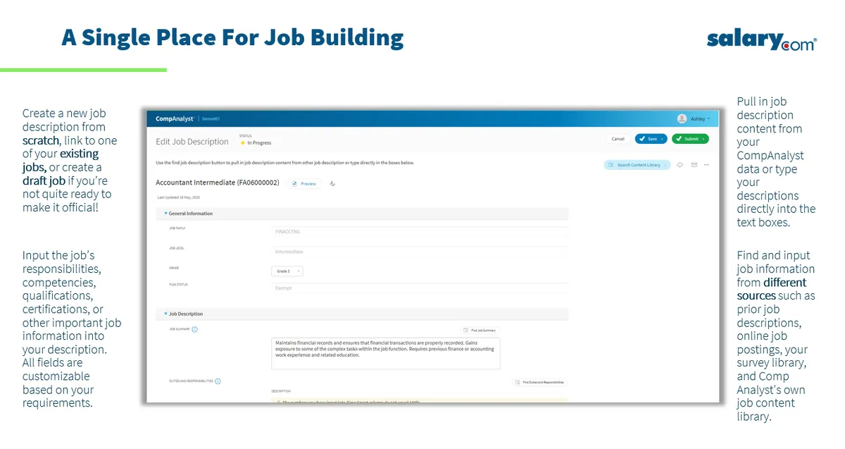 JobArchitect Features