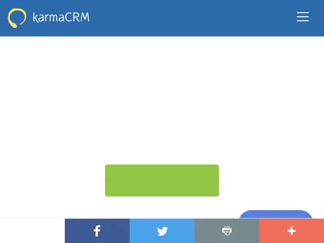 karmaCRM Screenshot