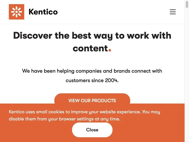 Kentico Cloud Screenshot