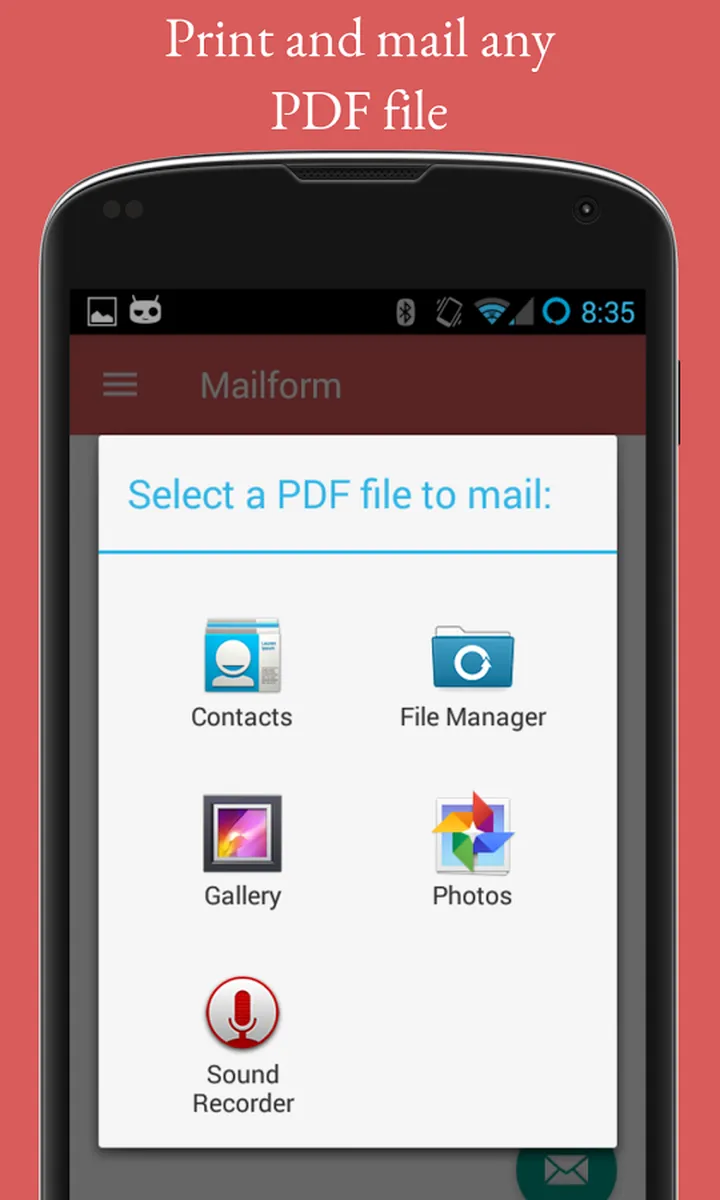 Mailform Features