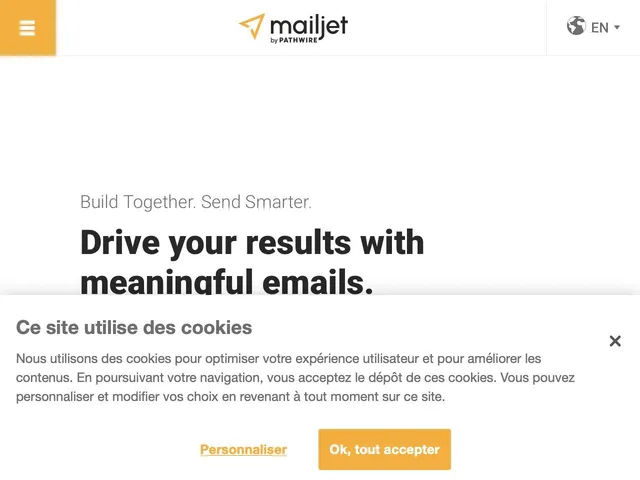 Mailjet Screenshot