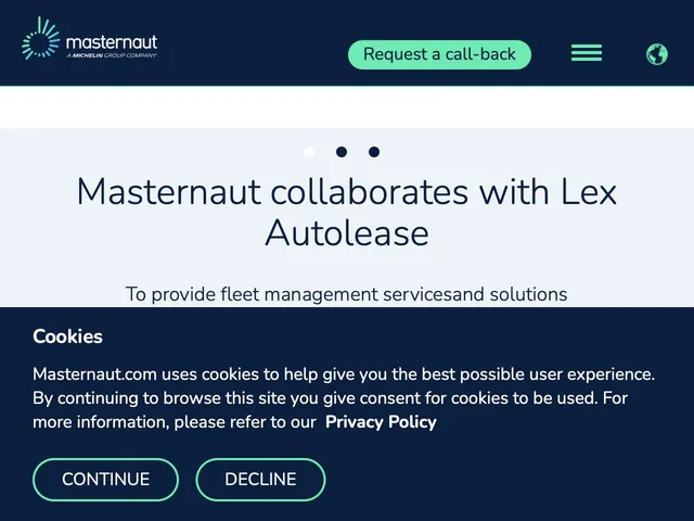 Masternaut Connect Screenshot