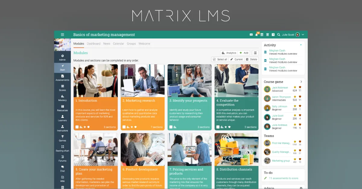 MATRIX LMS Features
