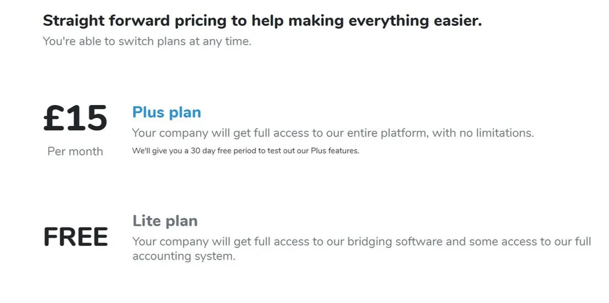 MTDsorted Pricing Plan