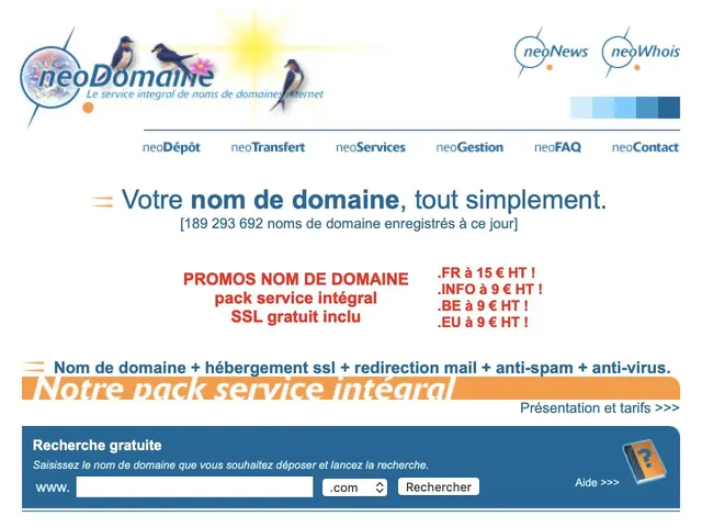 NeoDomaine Screenshot
