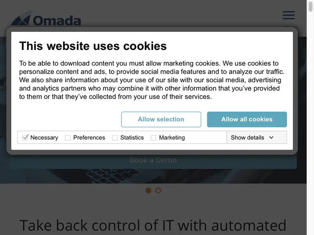Omada Identity Suite Screenshot