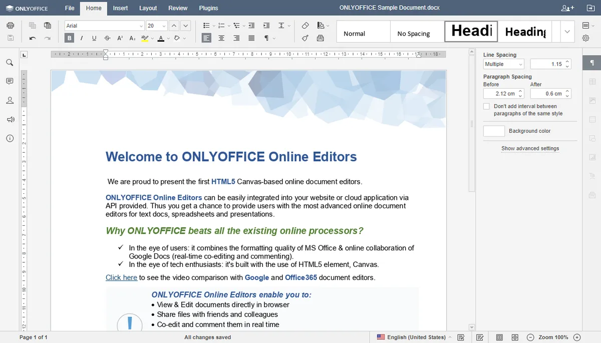 ONLYOFFICE Workspace Review