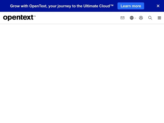 OpenText TeamSite Screenshot