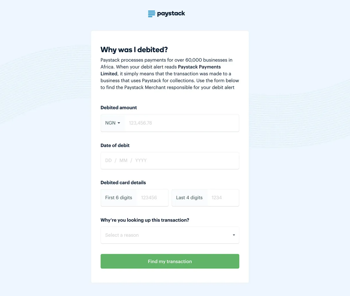 Paystack Features