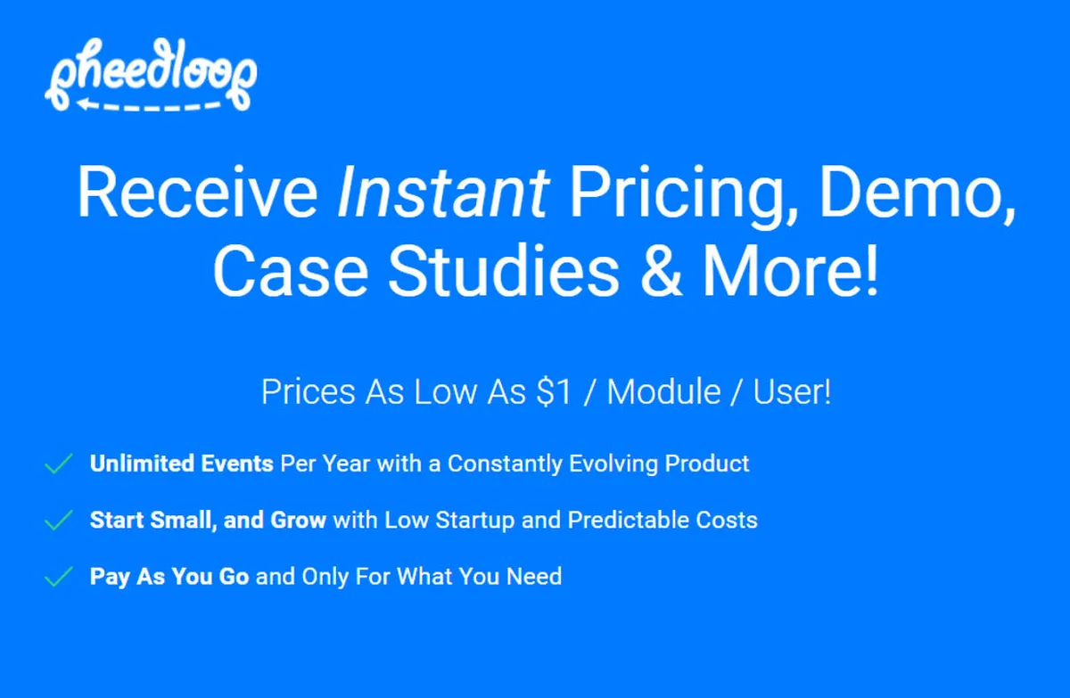 PheedLoop Pricing Plan
