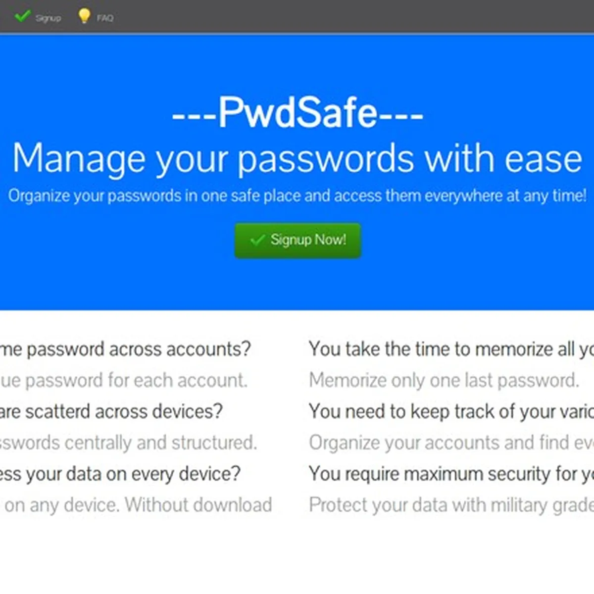 PwdSafe Review