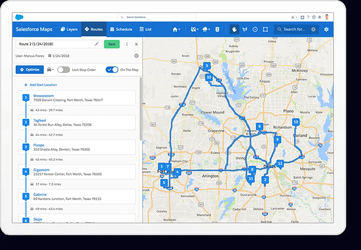 Salesforce Maps Review