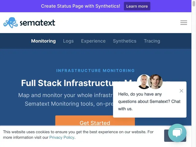 Sematext Cloud Screenshot