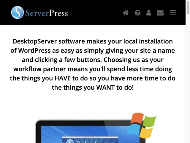 DesktopServer Screenshot