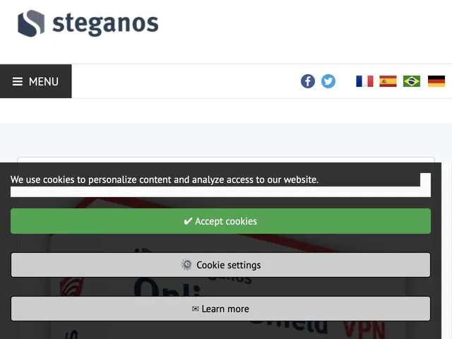 Steganos Safe Screenshot