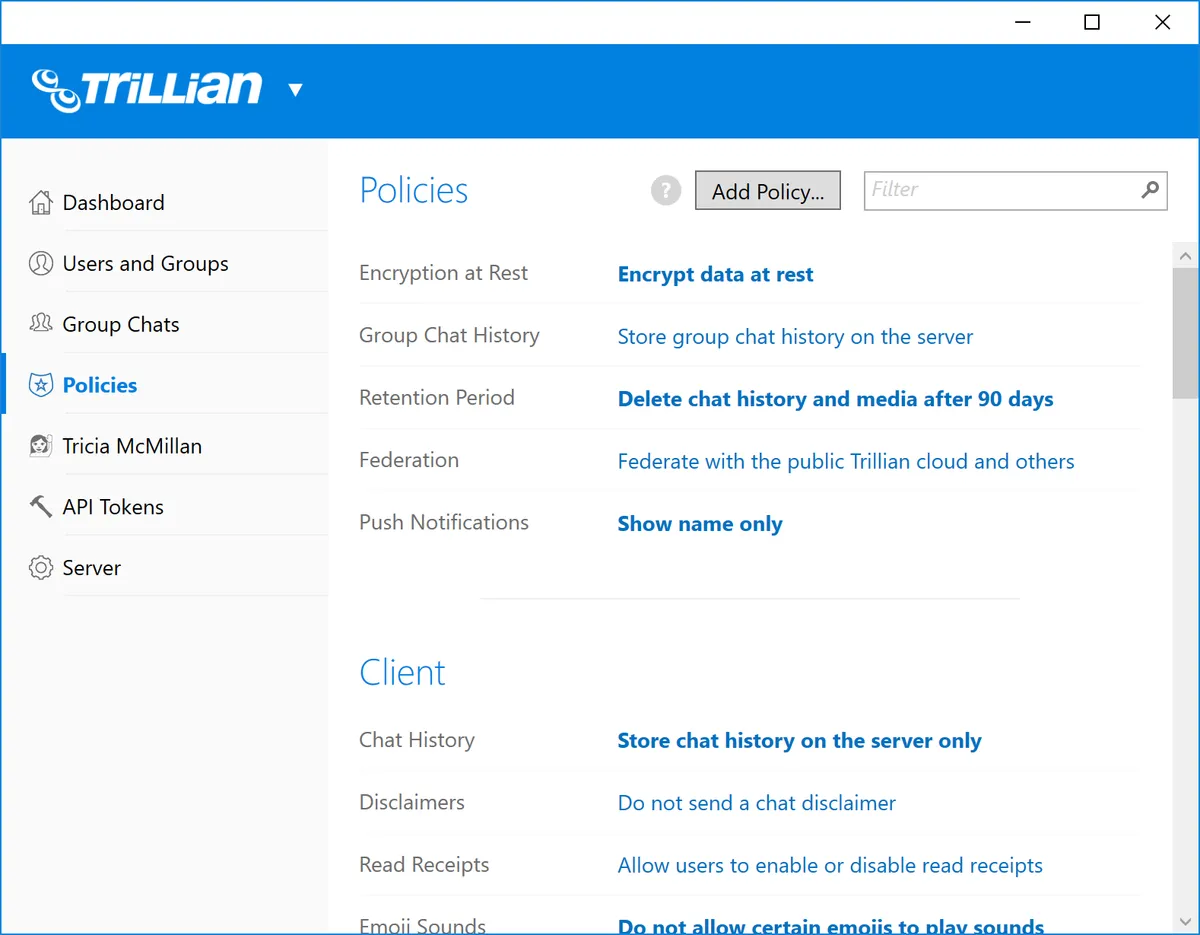 Trillian Screenshot