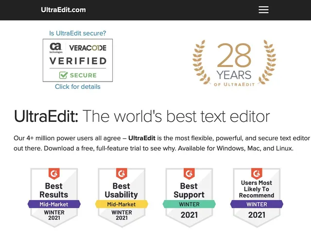 UltraEdit Screenshot