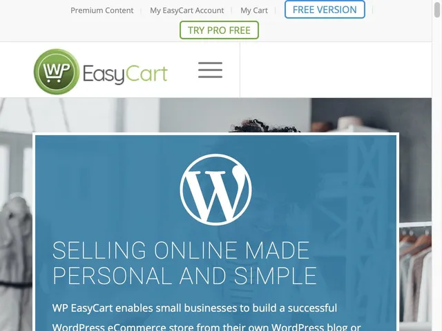 WP EasyCart Screenshot