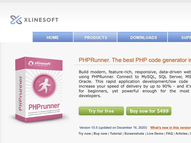 PHPRunner Screenshot
