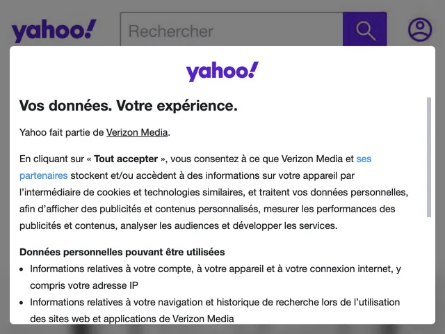 Yahoo Advertising Screenshot